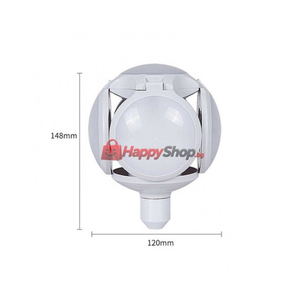 Сгъваема LED лампа 60W 7200K